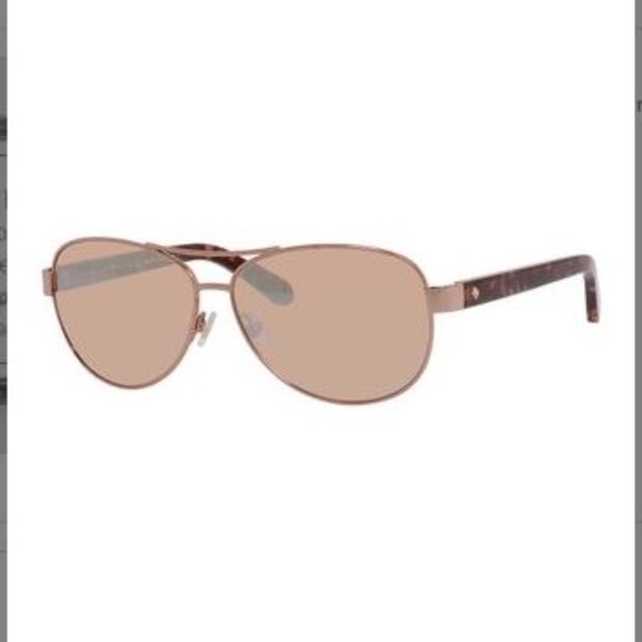 kate spade Accessories - BRAND NEW Kate Spade Rose Gold Dalia 2 Aviators